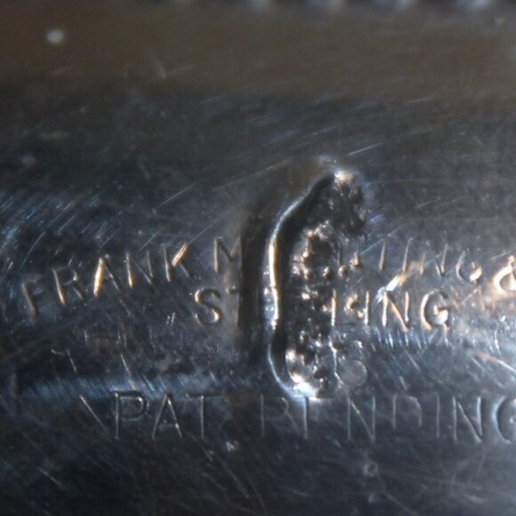 Vintage 1878 Frank Whiting 925 Sterling Silver Crystal "Starburst" Trinket Dish - Picture 4 of 5